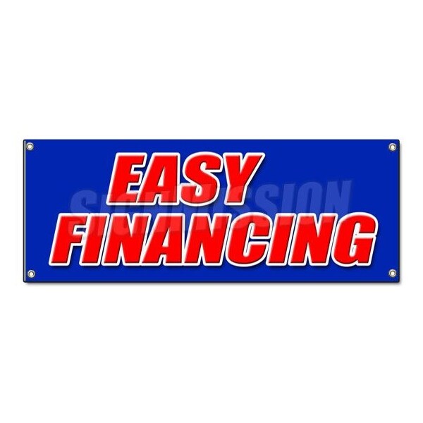 EASY FINANCING BANNER SIGN money cash credit finance payment bank